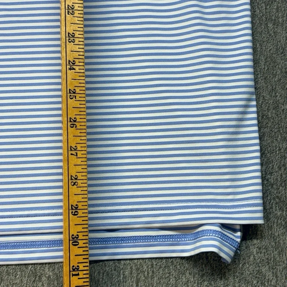RLX‎ Ralph Lauren Performance Polo Mens XL Blue Striped Wicking